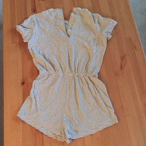 Stripped romper
